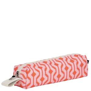 Kollab Pencil / Cosmetic Case - Cherry Zig Zag