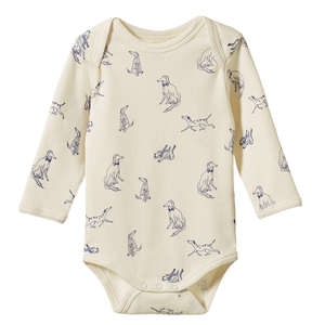 Nature Baby Organic Cotton Long Sleeve Bodysuit - Best Friend
