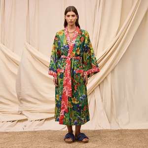 Sage x Clare Babette Cotton Voile Robe