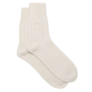 The Uniform Cashmere Socks - Milk