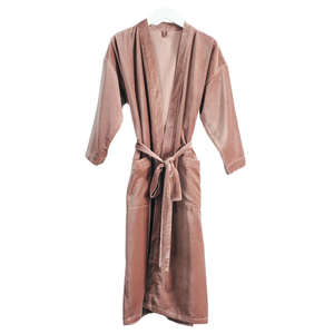 Sleepwear Robes: Bianca Lorenne Nokori Housecoat - Deep Rose