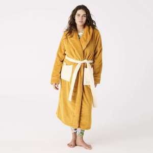 Sleepwear Robes: Kip & Co Cosy Robe - Desert Sand