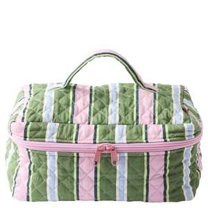 Kip & Co Quilted Toiletry Case - Cactus Stripe
