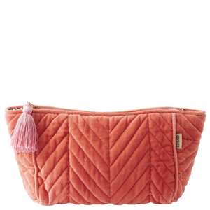 Kip & Co Velvet Toiletry Bag - Poppy Queen