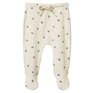 0 2 Years Clothing: Nature Baby Organic Cotton Pointelle Footed Romper - Winter Berry