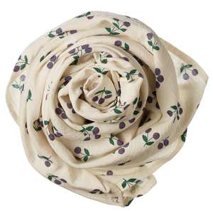 Nature Baby Organic Cotton Muslin Wrap - Winter Berry Natural