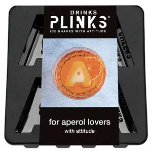 Drinks Plinks Silicone Ice / Baking Tray - A for Aperol Lovers