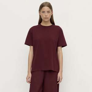Assembly Label Organic Cotton Base Tee - Merlot
