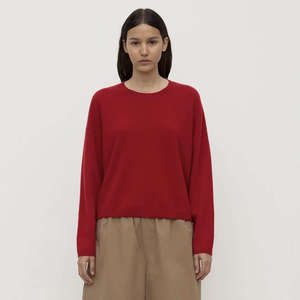 Assembly Label Odelle Cashmere Knit Jumper - Dark Cherry