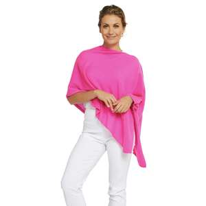 Esperance & Co Classic Cashmere Topper - Tickled Pink