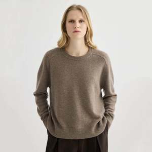 Laing Cashmere Oversized Crewneck - Cocoa Marle