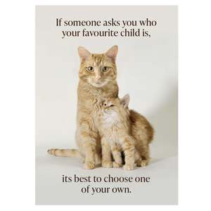 Occasion Cards: Blackwell Press Card - Favourite Child