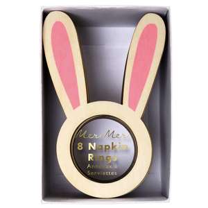 Party: Meri Meri Bunny Ears Napkin Ring Set