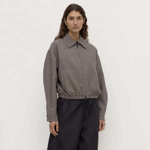 Assembly Label: Assembly Label Solana Wool Jacket - Brown Black Check