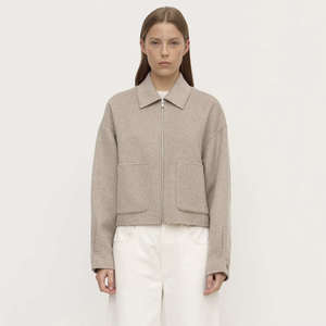 Assembly Label: Assembly Label Dallas Wool Jacket - Pebble