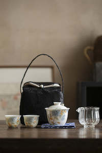 Portable Travel Tea Set with Tea Bag