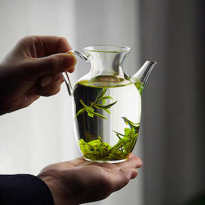 Pino Glass Teapot With 2 Cups