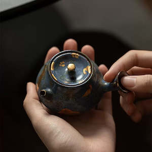 Japanese Style Ceramic Kyusu155ml Teapot
