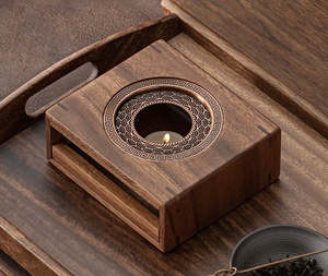 Sale: Walnut Wood Tea Warmer Tea Cooker