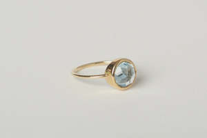 Jewellery: Charlotte Penman Fine | Ava Ring | White Topaz | 9k