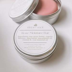 Bindi Sage: Bindi & Sage Rose & Cacao Moisture Bar