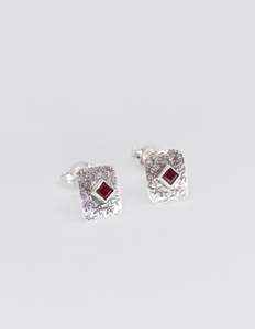 Lisa Webb Jewellery: Lisa Webb | Ruby In the Dust Earrings