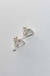 Lisa Webb Celestial Stud Earrings | STG Silver | Diamond
