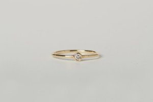 Charlotte Penman Fine | Mini Celine Ring | Dimond | 9k Gold