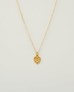 Necklaces: Charlotte Penman Sacred Heart Necklace | Gold