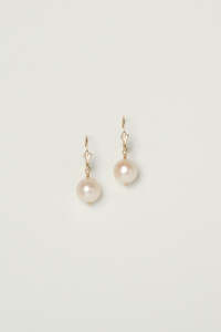 Earrings: Charlotte Penman Fine | Madre Pearl Earrings | 14k Gold