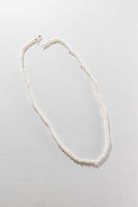 Jewellery: Lisa Webb Freshwater Baroque Pearl Necklace | 9CT Gold | 3mm Baroque Pearl