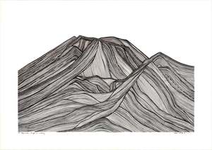 Home: MONNI Art | Mt Ngauruhoe - Tongariro Crossing Card