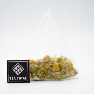 Pyramid Tea Bags: Pure Organic Chamomile Flowers Pyramid Tea Bag