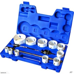 Band Saws: GENUINE BI-METAL 15 Pce ProEquip® Hole Saw Kit