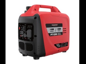 Angle Grinders: Powertec 1.2kw Silenced Inverter Generator PT1200i