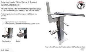 BRAMLEY® Picket & Basket Twister Attachment Model 069