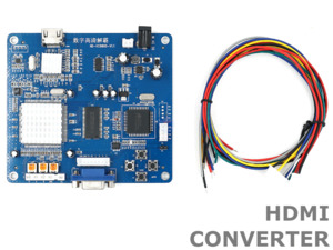 Clearance: SG-VC9900 RGBS RGBHV CGA EGA VGA to HDMI Converter Board & Cable Kit