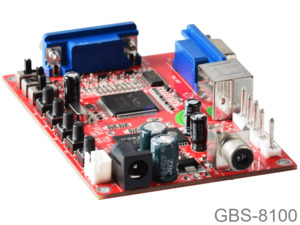 Clearance: Gonbes GBS-8100 VGA to CGA RGBS, CVBS Composite AV, VGA & S-Video Converter Kit