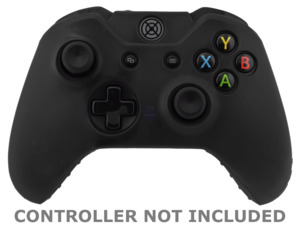 Clearance: Black Anti-Slip Silicon Rubber XBox One Controller Protective Sleeve Grip Cover