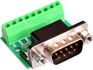 Best Selling: 9-Pin Male DB9 (DE-9) RS232 Serial Connector to Screw Terminal Adapter