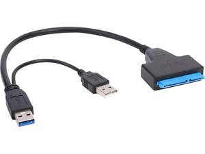 Best Selling: USB 3.0 to SATA Adapter Cable with Dual USB Power – 22-Pin for 2.5″ HDD SSD Drives – NZ Plug & Play Data Transfer Solution