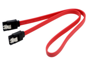 Sata Cables: SATA cable 40cm RED Straight SATA II