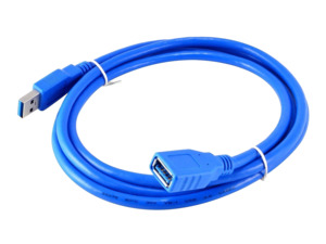 Usb Extension Cables: 1m Blue USB 3.0 Male to Female Extension Cable