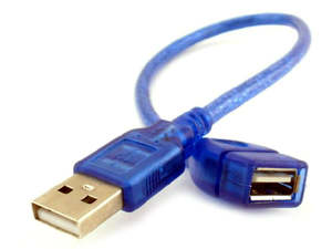 0.3 Meter USB 2.0 Male to Female extension cable cord 0.3M lead