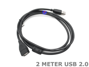 2m USB 2.0 Male to Female Extension Cable