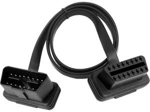 60cm OBD2 Extension Cable – 16-Pin Male to Female Diagnostic Adapter for ELM32&hellip;