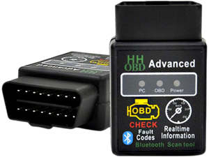 Vehicle Diagnostic Scanners: ELM327 V2.1 Bluetooth HH OBD2 Scanner Code Reader