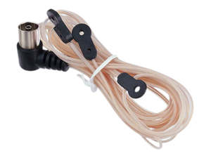 Antennas: FM Radio Dipole Antenna with Female 75 Ohm PAL Connector