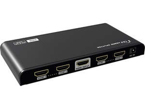 Hdmi Splitters: LENKENG LKV314HDR-V2.0 1x4 HDMI Splitter – 4K@60Hz, HDR, EDID, HDCP2.2, HDMI 2.0, Metal Housing