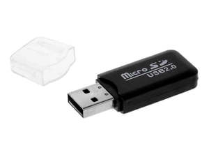 Portable USB 2.0 Micro SD / TF Card Reader – Mini Memory Adapter